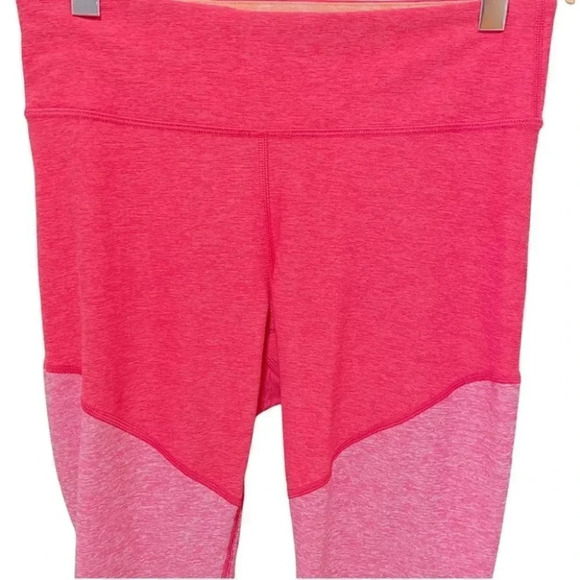 Outdoor Voices Pink Tri-Color 7/8 Spring Athletic Yoga Run Leggings Size: Small - Picture 10 of 11